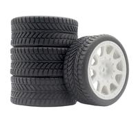 Pneumatici Ruote Mozzo Esagonale 12Mm Per WLtoys 144001 1/18-1/10 | Pneumatici in gomma 4pezzi con mozzo esagonale 12mm, presa salda tutti gli usi su strada/fuoristrada Rc Pneumatici Set