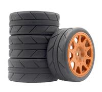 Pneumatici Ruote Mozzo Esagonale 12Mm Per WLtoys 144001 1/18-1/10 | Pneumatici in gomma 4pezzi con mozzo esagonale 12mm, presa salda tutti gli usi su strada/fuoristrada Rc Pneumatici Set