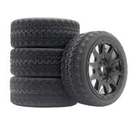 Pneumatici Ruote Mozzo Esagonale 12Mm Per WLtoys 144001 1/18-1/10 | Pneumatici in gomma 4pezzi con mozzo esagonale 12mm, presa salda tutti gli usi su strada/fuoristrada Rc Pneumatici Set