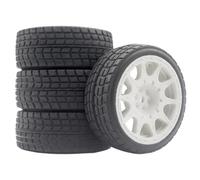 Pneumatici Ruote Mozzo Esagonale 12Mm Per WLtoys 144001 1/18-1/10 | Pneumatici in gomma 4pezzi con mozzo esagonale 12mm, presa salda tutti gli usi su strada/fuoristrada Rc Pneumatici Set