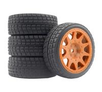 Pneumatici Ruote Mozzo Esagonale 12Mm Per WLtoys 144001 1/18-1/10 | Pneumatici in gomma 4pezzi con mozzo esagonale 12mm, presa salda tutti gli usi su strada/fuoristrada Rc Pneumatici Set