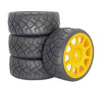 Pneumatici Ruote Mozzo Esagonale 12Mm Per WLtoys 144001 1/18-1/10 | Pneumatici in gomma 4pezzi con mozzo esagonale 12mm, presa salda tutti gli usi su strada/fuoristrada Rc Pneumatici Set