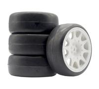 Pneumatici Ruote Mozzo Esagonale 12Mm Per WLtoys 144001 1/18-1/10 | Pneumatici in gomma 4pezzi con mozzo esagonale 12mm, presa salda tutti gli usi su strada/fuoristrada Rc Pneumatici Set
