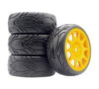 Pneumatici Ruote Mozzo Esagonale 12Mm Per WLtoys 144001 1/18-1/10 | Pneumatici in gomma 4pezzi con mozzo esagonale 12mm, presa salda tutti gli usi su strada/fuoristrada Rc Pneumatici Set