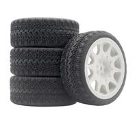 Pneumatici Ruote Mozzo Esagonale 12Mm Per WLtoys 144001 1/18-1/10 | Pneumatici in gomma 4pezzi con mozzo esagonale 12mm, presa salda tutti gli usi su strada/fuoristrada Rc Pneumatici Set