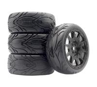 Pneumatici Ruote Mozzo Esagonale 12Mm Per WLtoys 144001 1/18-1/10 | Pneumatici in gomma 4pezzi con mozzo esagonale 12mm, presa salda tutti gli usi su strada/fuoristrada Rc Pneumatici Set
