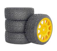 Pneumatici Ruote Mozzo Esagonale 12Mm Per WLtoys 144001 1/18-1/10 | Pneumatici in gomma 4pezzi con mozzo esagonale 12mm, presa salda tutti gli usi su strada/fuoristrada Rc Pneumatici Set
