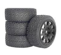 Pneumatici Ruote Mozzo Esagonale 12Mm Per WLtoys 144001 1/18-1/10 | Pneumatici in gomma 4pezzi con mozzo esagonale 12mm, presa salda tutti gli usi su strada/fuoristrada Rc Pneumatici Set