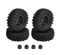 Pneumatici Ruote Per Axial Per Scx24 Per Deadbolt Per Gladiator Ax24 1/24 | Set pneumatici gomma 55x20mm aderenza Per mini terreno RC crawler e prestazioni arrampicata stabili Parti