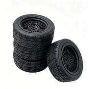 Pneumatici Ruote Per Rally Per Tamiya Per TT01 Per TT02 XV01 1/10 | Plastica Per ruote e pneumatici in gomma garantiscono una presa stabile e una manovrabilità precisa Rc Pneumatici Set