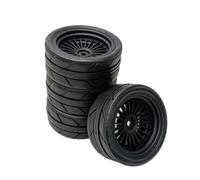 Pneumatici Ruote Per Rally Per Tamiya Per TT01 Per TT02 XV01 1/10 | Plastica Per ruote e pneumatici in gomma garantiscono una presa stabile e una manovrabilità precisa RC