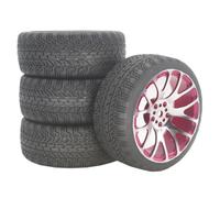 Pneumatici Ruote Per Tamiya Per TT01 Per TT02 PTG-2 1/10 Rc Parti | I cerchi in metallo migliorano la precisione dello sterzo e forniscono un supporto rigido per 1/10. Rc Crawler Pneumatici