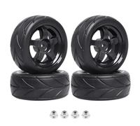 Pneumatici Ruote Pollici Per Traxxas Per Tamiya Per TT02 1/10 Rc | I pneumatici in gomma preincollata con mozzi esagonali 12mm offrono presa stabile in curva fluida Rc Pneumatici Set