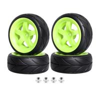 Pneumatici Ruote Pollici Per Traxxas Per Tamiya Per TT02 1/10 Rc | I pneumatici in gomma preincollata con mozzi esagonali 12mm offrono presa stabile in curva fluida Rc Pneumatici Set