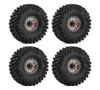 Pneumatici Ruote Rc137mm Per Axial Per SCX10 Per MJX H8H 1/8 Auto | RC Accessori: ruote beadlock in metallo 137mm con pneumatici in gomma per trazione seria su rocce. RC