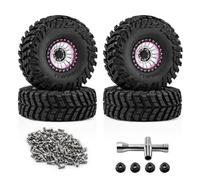 Pneumatici Ruote Rc137mm Per Axial Per SCX10 Per MJX H8H 1/8 Auto | RC Accessori: ruote beadlock in metallo 137mm con pneumatici in gomma per trazione seria su rocce. RC