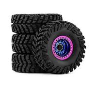 Pneumatici Ruote Rc137mm Per Axial Per SCX10 Per MJX H8H 1/8 Auto | RC Accessori: ruote beadlock in metallo 137mm con pneumatici in gomma per trazione seria su rocce. Pneumatici