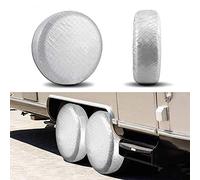 Pneumatici tasche, RV Custodia protettiva, protezione solare pneumatici Covers, Film di Alluminio a prova di polvere Covers ,4 pezzi impermeabile Custodia protettiva universale per auto camper, con