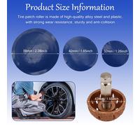 Pneumatici Toppa Kit Rullo Roller/Pneumatici Riparazione Lucidante