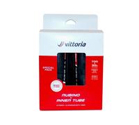Vittoria Rubino V G2 2 X Tubes 700c X 30 Road Tyre Trasparente 700C x 30 Black