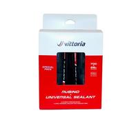 Vittoria Rubino V +sealant Tubeless 700c X 28 Road Tyre Trasparente 700C x 28 Black
