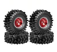 Pneumaticis Ruotes Per Traxxas Per TRX4M Per Axial UTB18 1/18 Rc | Per RC: le ruote in metallo con pneumatici in gomma forniscono trazione per strisciare sulle rocce. Rc Pneumatici Set
