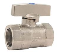 Pneumatico 1/2'' 3/4" 1" 1-1/4" Valvola a sfera con filettatura femmina Connettore in ottone Raccordo in rame Adattatore accoppiatore Acqua Aria(3/4")