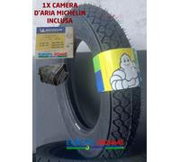 PNEUMATICO 100/90-10 56J MICHELIN S83 DOT/ANNO 2025/26 + 1 CAMERA D'ARIA APE 50