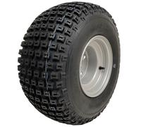 18x9.50-8 Atv Nodoso Pneumatico Aderente Su 4 Borchie 100mm Pcd Acciaio Cerchi