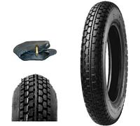 Pneumatico 2.50-8 + Camera con Valvola Curva COPERTONE 4PR HFT216 TT Gomma Ruota PER Scooter Industriale Anteriore Posteriore