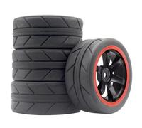 Pneumatico 2,55 Pollici Per 1/10 1/12 1/16 Rc Cingolata Deriva | Pneumatici 2,55" drifting Per strada e fuoristrada, offrendo una trazione stabile su più superfici. Rc Pneumatici Set