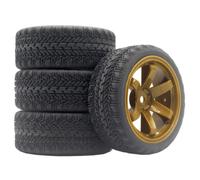 Pneumatico 2,55 Pollici Per 1/10 1/12 1/16 Rc Cingolata Deriva | Pneumatici 2,55" drifting Per strada e fuoristrada, offrendo una trazione stabile su più superfici. RC