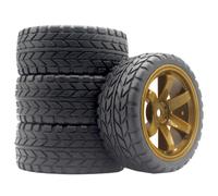 Pneumatico 2,55 Pollici Per 1/10 1/12 1/16 Rc Cingolata Deriva | Pneumatici 2,55" drifting Per strada e fuoristrada, offrendo una trazione stabile su più superfici. Rc Crawler Pneumatici