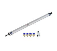 Pneumatico Aria Cilindro 16mm Alesaggio 250mm Corsa con Y Connettore MAL 16x250