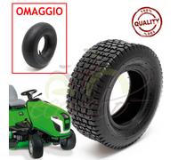 PNEUMATICO + CAMERA D'ARIA TRATTORINO 15 X 6.00 - 6 GOMMA COPERTONE GIARDINAGGIO