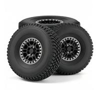 Pneumatico Cerchione Beadlock Metallo 1,9" 4Pezzi Per Enduro 104020 1/10 RC | Modifica auto RC, il set pneumatici ruote beadlock in metallo 1.9 migliora la stabilità del cingolo Aggiorna
