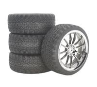 Pneumatico Cerchione Per Strada Per HSP Per Tamiya Per HPI 1/10 | I Cerchi In Plastica Pneumatici In Gomma Offrono Presa Stabile E Una Bassa Resistenza Al Rotolamento Rc Pneumatici Set