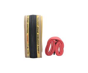 Pneumatico da strada vittoria corsa pro control 700 mm tipo tubolare morbido mescola graphene silica fianchi beige camera d aria competition in