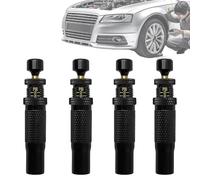 Pneumatico Deflator, 4 pezzi, Rapid Pressure Release, Valve Tool, Portable Car Gear, Black Trucks Accessory, Bike and Motorcycles Use, Manutenzione Kit, Travel