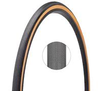 Pneumatico di ricambio per bici da strada, 700 x 25 C/700 x 28 C, pieghevole, in nylon 60 TPI, protezione contro le forature, per bici ibride, pendolari, turismo in città, pareti laterali marroni e