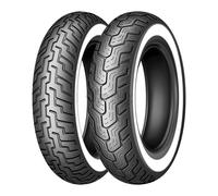 Pneumatico Dunlop D404 150/90 B15 74H TL WW bianco parete posteriore