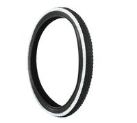 Pneumatico esterno universale for mountain bike Pneumatico con bordo multicolore da 20/22/24/26 pollici for ciclismo su strada di ghiaia(24 Inch White)