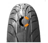 Gomme Moto Mitas 130/70-16 61S (Posteriore) TOURING FORCE SC pneumatici nuovi