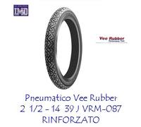 Pneumatico Gomma Copertone Moto Vee Rubber 2 1/2 - 14 39J VRM-087 TT RINFORZATO