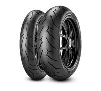 Pneumatico gomma Pirelli Diablo Rosso II 170/60 ZR 17 M/C 72W, ruota posteriore