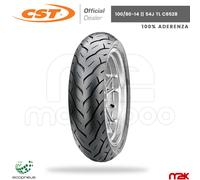 PNEUMATICO GOMMA POSTERIORE CST 100 80 R14 PER PIAGGIO LIBERTY 50 125 150 2013