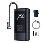 Pneumatico Inflator, Air Compressor, 3-150psi portatile Piston, Cordless Pumping Tool with LED Light, Tire Pump for Motorcycles, Cars, Bikes, Palline, Travel Accessories, 3.08 X 2.24in