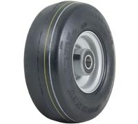 9x3.50-4 Pneumatico liscio a 4 tele su cerchio BB da 20 mm - carrello - kit rimo