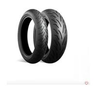 Bridgestone Battlax-sc 53p Tl Scooter Front Tire Nero 120 / 70 / R13