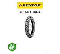 PNEUMATICO MOTO DUNLOP 60 100 10 GEOMAX MX33 F TT 33J DOT VECCHIO